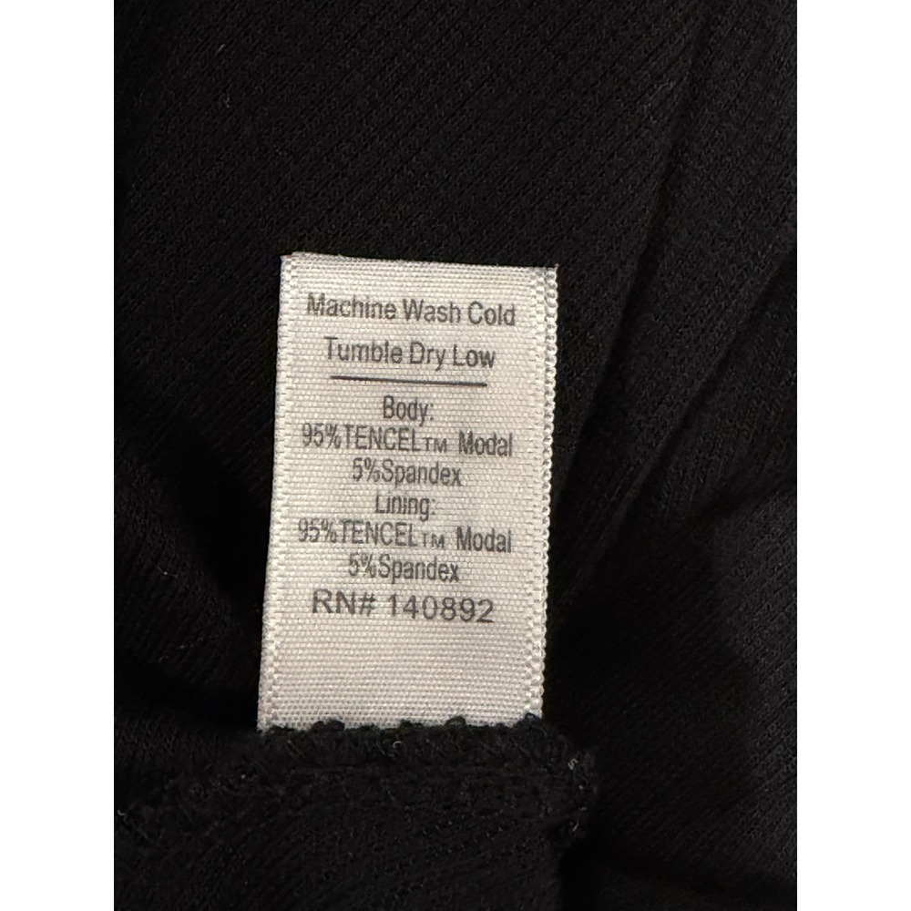 Marine Layer Black Ribbed Tencel Modal Maxi Dress Spring 2022 Style 14355 Mens M - Picture 6 of 9